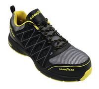 Goodyear Workwear Unisex S1P Sra Hro Metal Free Safety Work Shoe, Black/yellow, Uk 7/eu 41