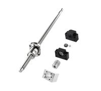 GooEquip Ballscrew Kit SFU1204-400mm/15.75inch, Ball Screws + BK/BF10 End Support + Ball nut Housing + Shaft Coupler, for CNC Machine DIY(Diameter 12mm Lead 4mm)