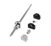 GooEquip Ballscrew Kit SFU1605-650mm/25.59inch, Ball Screws + BK/BF End Support + Ball nut Housing + Shaft Coupler, for CNC Machine DIY(Diameter 16mm Lead 5mm)