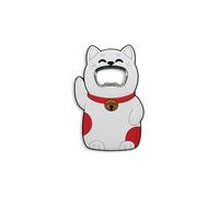 GOOFBALLS Funny Magnetic Bottle Opener - Beer Opener with Hilarious Saying - Strong Magnet for Fridge or Man Cave - Great Gag Gift for Beer Lovers, Dads, Friends - Waving Lucky Cat
