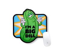GOOFBALLS Funny Office Mouse Pad with Non-Slip Backing, XL Novelty Desk Accessory for Work, Computer Mousepad Gift for Coworkers, Bosses, Employees, Friends, Men & Women - Big Dill