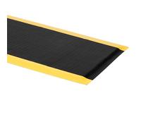 GOOFCXO 2 x 7 FT Anti Fatigue Mats Industrial 15/16 Inch Thick Soft Sponge Ergonomic Mat Durable Heavy Duty Diamond Plate for Standing Non Slip Industrial Grade Floor Mat for Leg & Back Pain