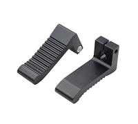 GOOFIT 1 Pair Small Foot Peg 7 shaped foot pedals Replacement For 2 Stroke 47cc 49cc Pocket Bike Black