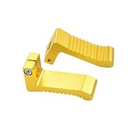 GOOFIT 1 Pair Small Foot Peg 7 shaped foot pedals Replacement For 2 Stroke 47cc 49cc Pocket Bike yellow
