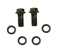 GOOFIT 10mm Banjo Bolt M10 1.0 Set of Disk Brake Assembly Replacement For 50cc 70cc 90cc 110cc 125cc 150cc 200cc 250cc ATV Dirt Bike Go Kart Pocket Bike Scooter