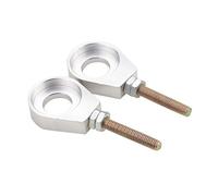 GOOFIT 12mm Performance Chain Adjuster Set Replacement For Dirt Bike Silver