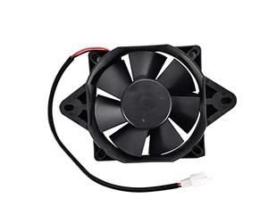 GOOFIT 12V DC Square Radiator Cooling Fan Replacement For Motorcycles