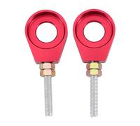 GOOFIT 15mm Performance Chain Adjuster Set Replacement For Dirt Bike Red