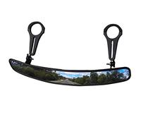 GOOFIT 17" Wider Rear View Center Mirror Rearview Mirror Motorcycle Grips 44mm Replacement for UTV RZR 800 1000 S 900 XP 1000 Black Talon High Definition Convex Design Off Road Mirror