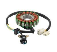 GOOFIT 18 Coil Generator Magneto Stator Ignition Coil Replacement for TU125 1999 GS125 1982-1994 GN125 1982-2001 32101-05300