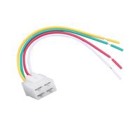 GOOFIT 4 Leads Connector Harness Adapter Cable with Clip Replacement for 4 Pin Voltage Regulator