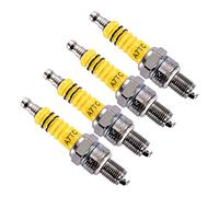 GOOFIT 4 Pcs Set A7TC Spark Plug Replacement For Motorcycle 50cc 70cc 90cc 110cc ATV 150 Moped Go Kart Scooter High Performance Spark Plug