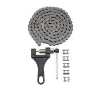 GOOFIT 420 Chain Breaker 132 Chain 5 Pairs Bicycle Link Replacement for 50cc 70cc 90cc 110cc 125cc Dirtbike Atv Quad Go Kart Scooter