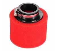 GOOFIT 42mm air filter double foam sponge cleaner red straight mouth replacement for 50cc 70cc 90cc 110cc 125cc motorcycle go kart ATV quad scooter dirt racing bike