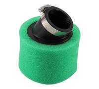 GOOFIT 42mm Air Filter Green Bevel Angle Mouth Double Foam Motorbike Filters Replacement for 50cc 70cc 90cc 110cc 125cc 150cc Dirt Bike Motorcycle Go Kart ATV Quad Buggy Scooter