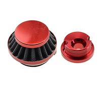 GOOFIT 44mm Air Filter 2 Stroke Aluminum Base Red Upgrade Kit Replacement For 43cc 47cc 49cc Scooter ATV Mini Four Wheel Pocket bike