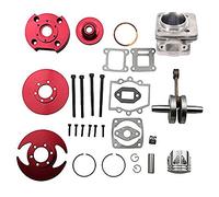 GOOFIT 44mm Big Bore 53cc 54cc Top Kit Replacement For 2 Stroke 47cc 49cc Engine Mini Quad Pocket Bike