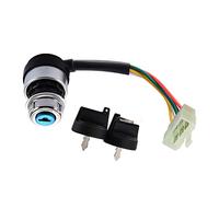 GOOFIT 5 Wire Male Plug Ignition Key Switch Motorcycle Engine Start Replacement for 50cc 70cc 90-200cc 250cc Dune Buggy Go Kart ATV 4 Wheeler Quad Electric Scooter