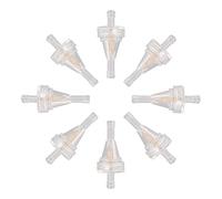 GOOFIT 6 mm 1/4" Inline Fuel Filter 10 pcs/set Universal Motorcycle Oil Filter Replacement for ATV Quad Moped Scooter Dirt Pit Bike