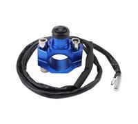GOOFIT 7/8" 22mm Handlebar 2 Wire CNC Kill Stop Switch Replacement for YZ250 YZ450 WR250 WR450 ATV Scooter Quad Moped Dirt Bike Blue