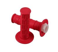 GOOFIT 7/8" 22mm Red white Throttle pipeline CNC Handlebar Throttle Grip Handlebar Hand Grips Grips Group Replacement for 50cc-250cc Dirtbike Go Karts Atvs Most Scooters Pitbike