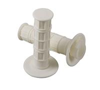 GOOFIT 7/8" 22mm White white Throttle pipelineCNC Handlebar Throttle Grips Handlebar Grips Group Replacement for 50cc-250cc Dirtbike Go Karts Atvs Most Scooters Pitbike