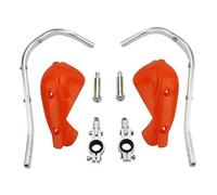 GOOFIT 7/8" Handlebar Hand Brush Guards Protector Handguards Assy with Aluminium Alloy Lever Replacement for Suzuki Motocross Motorcycle Off road Pit Dirt Bike ATV Orange