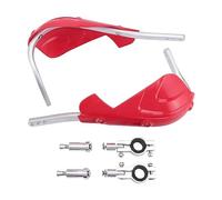 GOOFIT 7/8" Handlebar Hand Brush Guards Protector Handguards Assy with Aluminium Alloy Lever Replacement For Suzuki Motocross Motorcycle Off-road Pik Dirt Bike ATV Dark Red