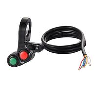 GOOFIT 7/8" Handlebar Turn Signal Light Horn Switch Button Replacement For Spotlight Scooter Electrombile Moped