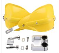 GOOFIT 7/8'' Motorcycle Handbrush Handlebar Protector Guards Handguard handleba Replacement For ATV Scooter Go Kart Yellow