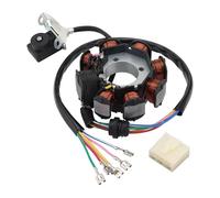 GOOFIT 8 Coil 6 Wire Magneto Stator Coil Ignition Generator Replacement for 125z 150sz Dm150 Rc125 Ft150 CG 125cc 150cc 200cc 250cc ATV Quad Dune Buggy Dirt Pit Bike Pro Trail Bike Go Kart