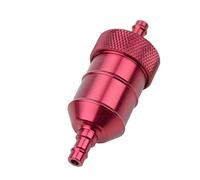 GOOFIT Aluminum Fuel Gas Filter Replacement For Mini Pocket Bike Motorcycle ATV Red