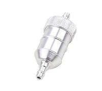 GOOFIT Aluminum Fuel Gas Filter Replacement For Mini Pocket Bike Motorcycle ATV Silver