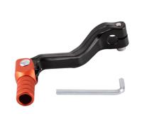 GOOFIT black and orange Aluminum Alloy Gear Lever Shift Lever Pedal Folding Gear Lever Replacement for Cb250 Motocross Bike ATV Dirt PitBike