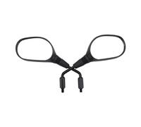 GOOFIT Black Oval Rearview Side 10mm M10 Mirror 360 Degrees Rotation Replacement for DVX400 UTV Moped ATV Scooter Suzuki Large displacement