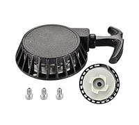 GOOFIT Black Pull Start Recoil Starter Assembly Replacement For 2 stroke 43cc 47cc 49cc Pocket Bike Brush Cutter ATV Mini Dirt Bike Scooter Water pump