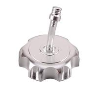 GOOFIT CNC Gas Fuel Tank Cap Valve Air Vent Replacement For 50cc 70cc 90cc 110cc 125cc 250cc Taotao Roketa Apollo SSR Chinese KLX110 TTR110 XR CRF Dirt Bikes Dirt Pit Bike Silver
