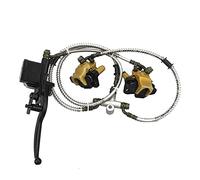 GOOFIT Front Disc Brake Master Cylinder Hydraulic Caliper Assembly Replacement For Chinese 50cc 70cc 90cc 110cc 125cc ATV Quad