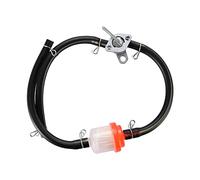 GOOFIT Fuel Hose Oil Filter Petrol Switch Replacement For 50cc 110cc 125cc 150cc 250cc ATV Pit Dirt Bike Red