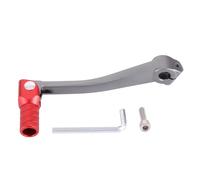 GOOFIT Gray Red CNC Aluminum Folding Gear Shift Lever Fit 110cc Dirt Bike Pit Bikes Gear Lever Replacement For XR50 CRF50 XR CRF 50cc 70cc 90cc 110cc 125cc CRF70 XR50 XR70 Dirt Pit Bike