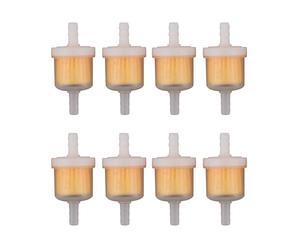 GOOFIT Inline Fuel Filters Universal Motorcycle Petrol Inline Filter Replacement for 50cc 70cc 90cc 110cc 125cc 150cc Dirt Pit Bike ATV 4 Wheeler Quad Moped Scoote