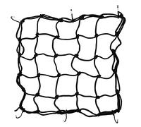GOOFIT Luggage Cargo Net Helmet Net 15" with Hooks Elasticated Stretchable Replacement for Motorbike ATV Bikes Cars Trucks