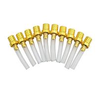 GOOFIT moto Gas Fuel Filter Petrol Tank Cap Valve Vent Breather Hose Tube For ATV PIT Dirt Bike Pack Pipe Motorcycle 10p/set gold