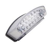 GOOFIT Motorcycle Plastic Tail light Indicator Brake Indicator Rear Light Bulb Replacement For Scooter Bike ATV White