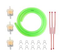 GOOFIT MotorcycleFuel Filter Line Spring Clips Clamps Tube Hose Inner Dia Oil Gasoline Replacement For Motocross ATV Scooters Green