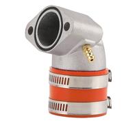 GOOFIT Orange Motorcycle Carburetor Intake Manifold Inlet Pipe Replacement for GY6 150