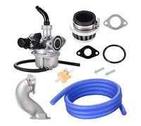 GOOFIT PZ19 Carburetor with Air Filter Carburetor Rebuild Kit Replacement for Taotao Sunl Roketa Baja Kazuma XR CRF 50cc 70cc 90cc 110cc 125cc Moped ATV