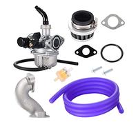 GOOFIT PZ19 Carburetor with Air Filter Carburetor Rebuild Kit Replacement for XR CRF 50cc 70cc 90cc 110cc 125cc Moped ATV Taotao Sunl Kazuma