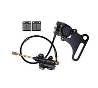 GOOFIT Rear Brake Assembly Master Cylinder Caliper With Brake Pads Replacement For SSR 125cc 110cc Pit Dirt Bike Chinese Scooter