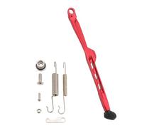 GOOFIT Red Aluminum Alloy Motorcycle Kickstand Motorbike Side Stands With Spring Replacement for EXC TE TX FE models Scooter Dirt Pit Bike PitBike DirtBike